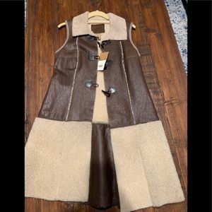 Ugg Shearling Leather Vest